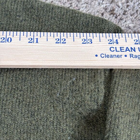 Andree By Unit oversizes Women's Olive Green Turtleneck Sweater Size Small - Picture 6 of 14